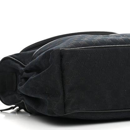 Gucci Monogram Large Diaper Bag Black 10 of 11