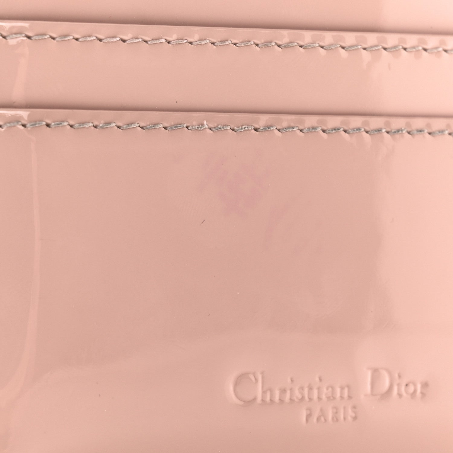 Christian Dior Patent Cannage Lady Dior Card Holder Rose Clair 9 of 10