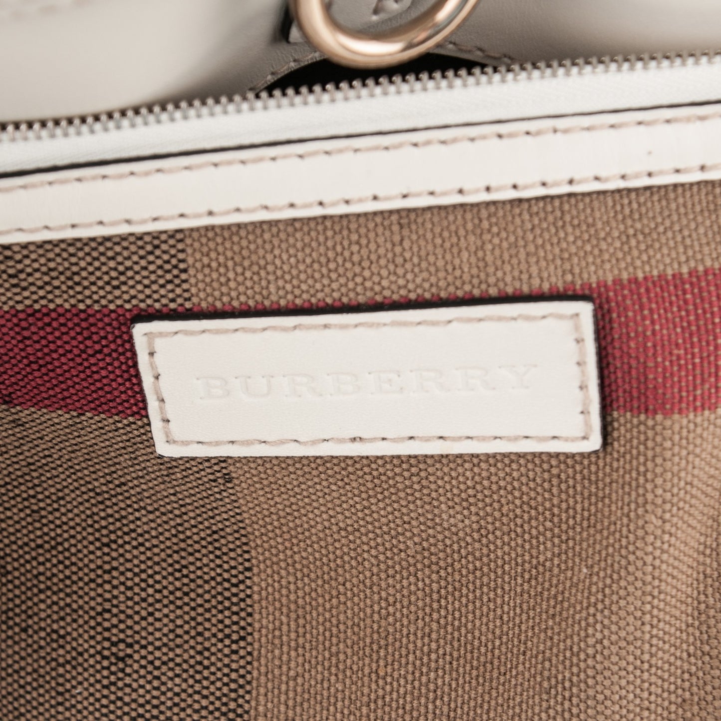 Canvas Mega Check Medium Maidstone White