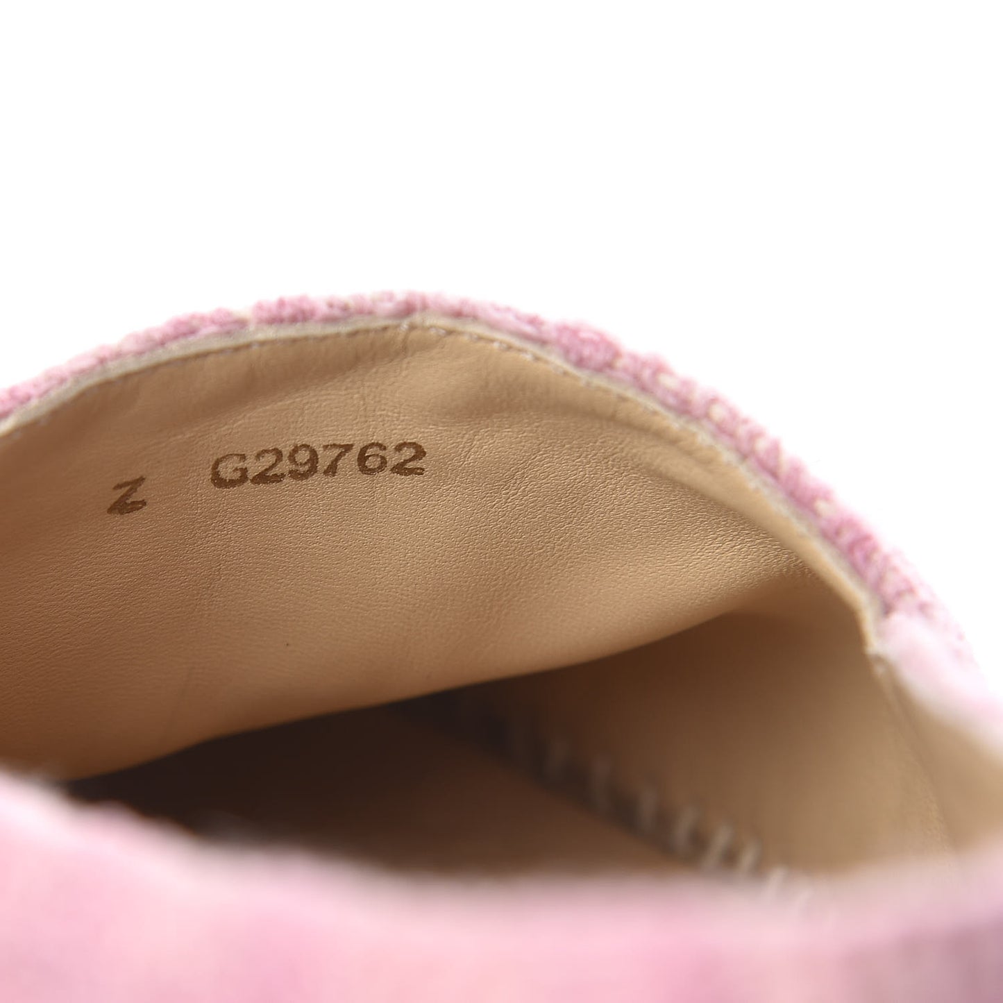 Tweed Patent CC Espadrilles 41 Pink Black