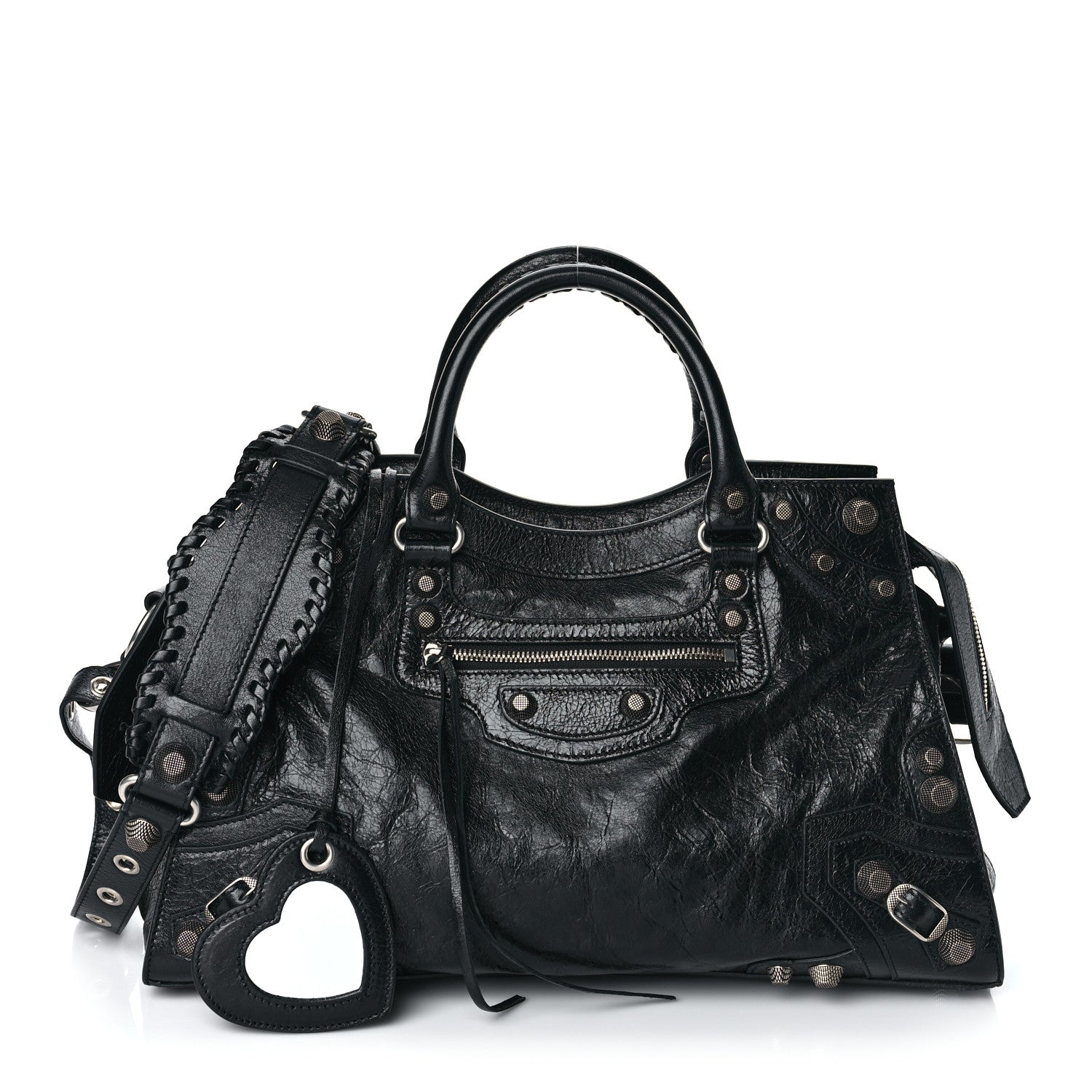 Balenciaga Agneau Arena Neo Cagole City Handbag Black 1 of 8
