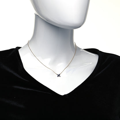 Tiffany 18K Yellow Gold Sapphire Small Victoria Necklace 10 of 10
