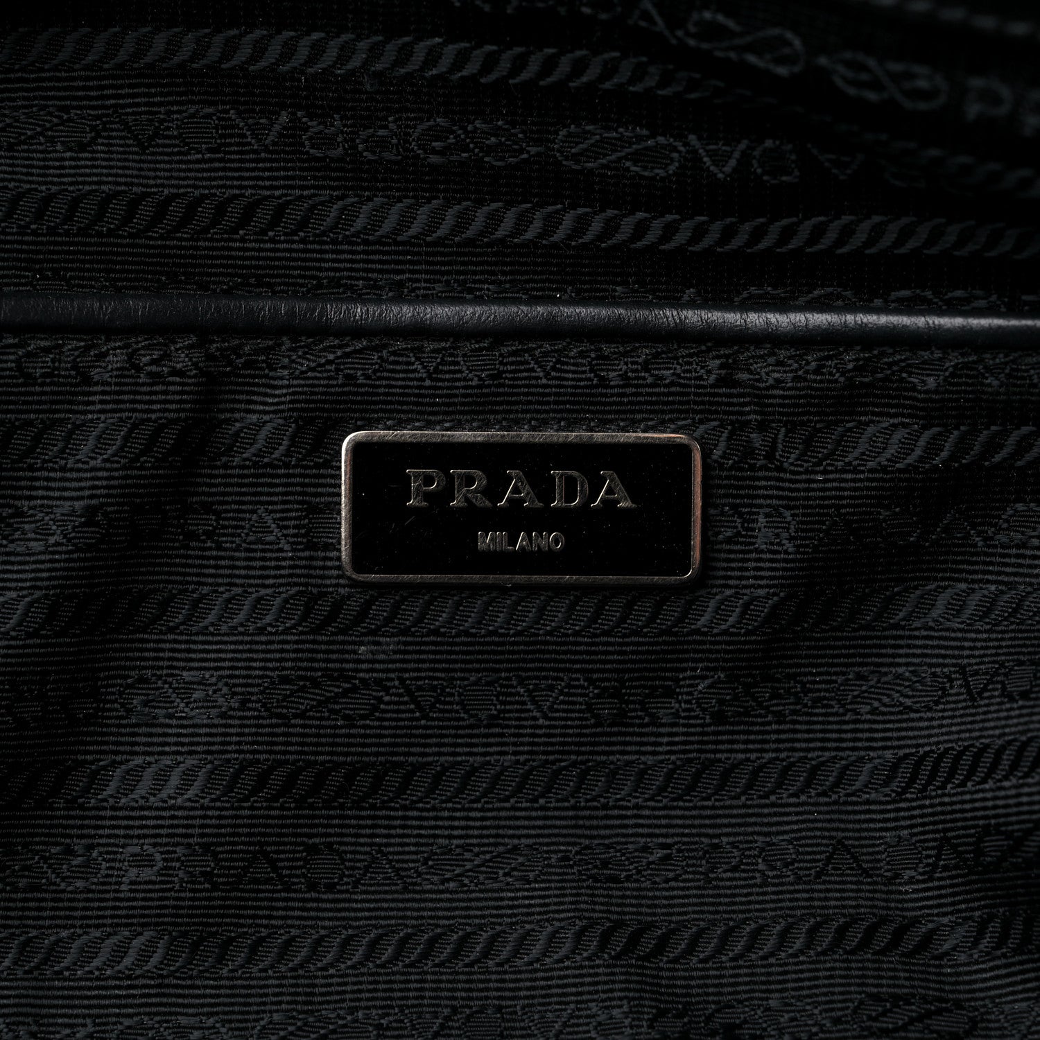 Prada Soft Calf Satchel Black 6 of 18
