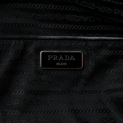Prada Soft Calf Satchel Black 6 of 18