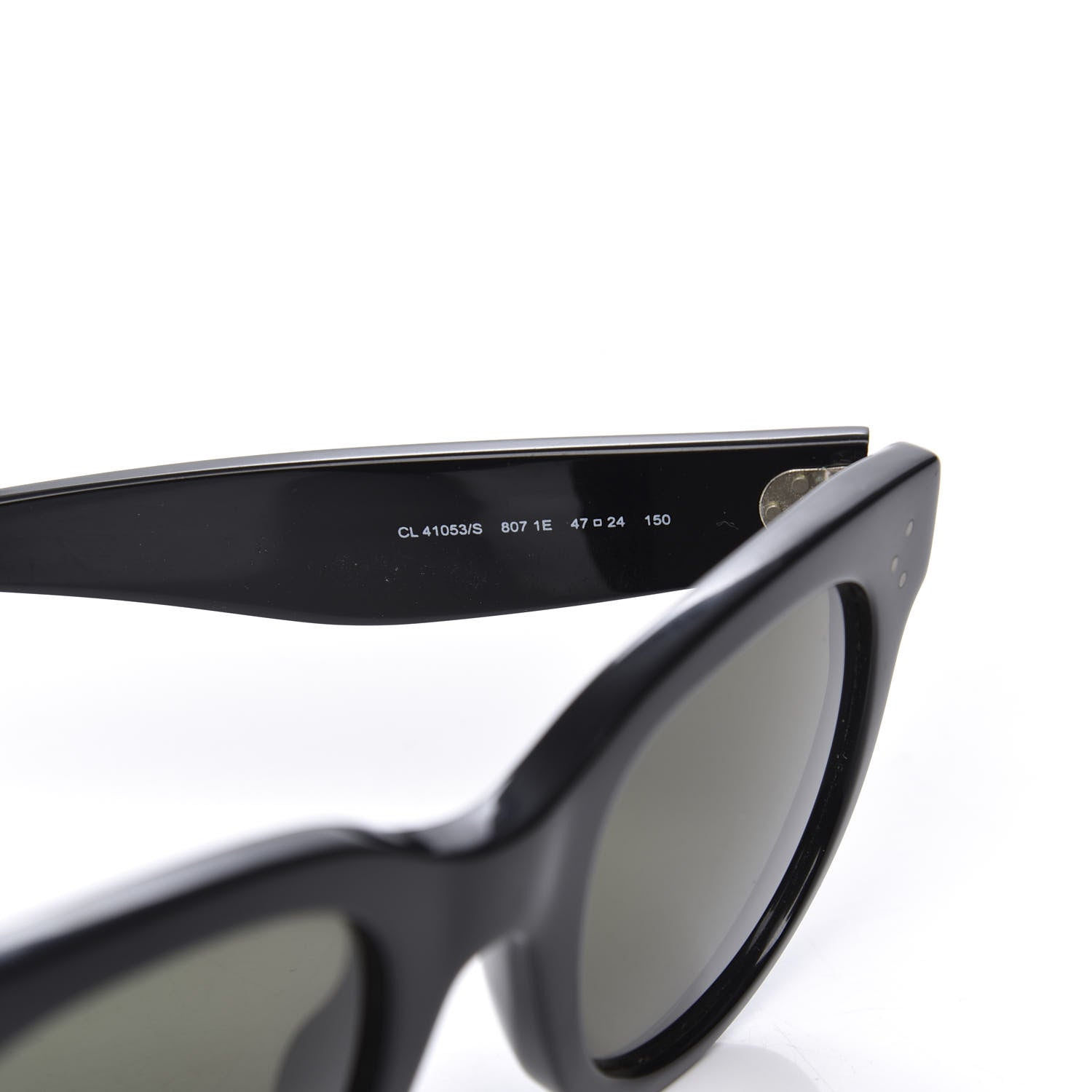 Celine Baby Audrey Sunglasses CL 41053/S Black 6 of 7