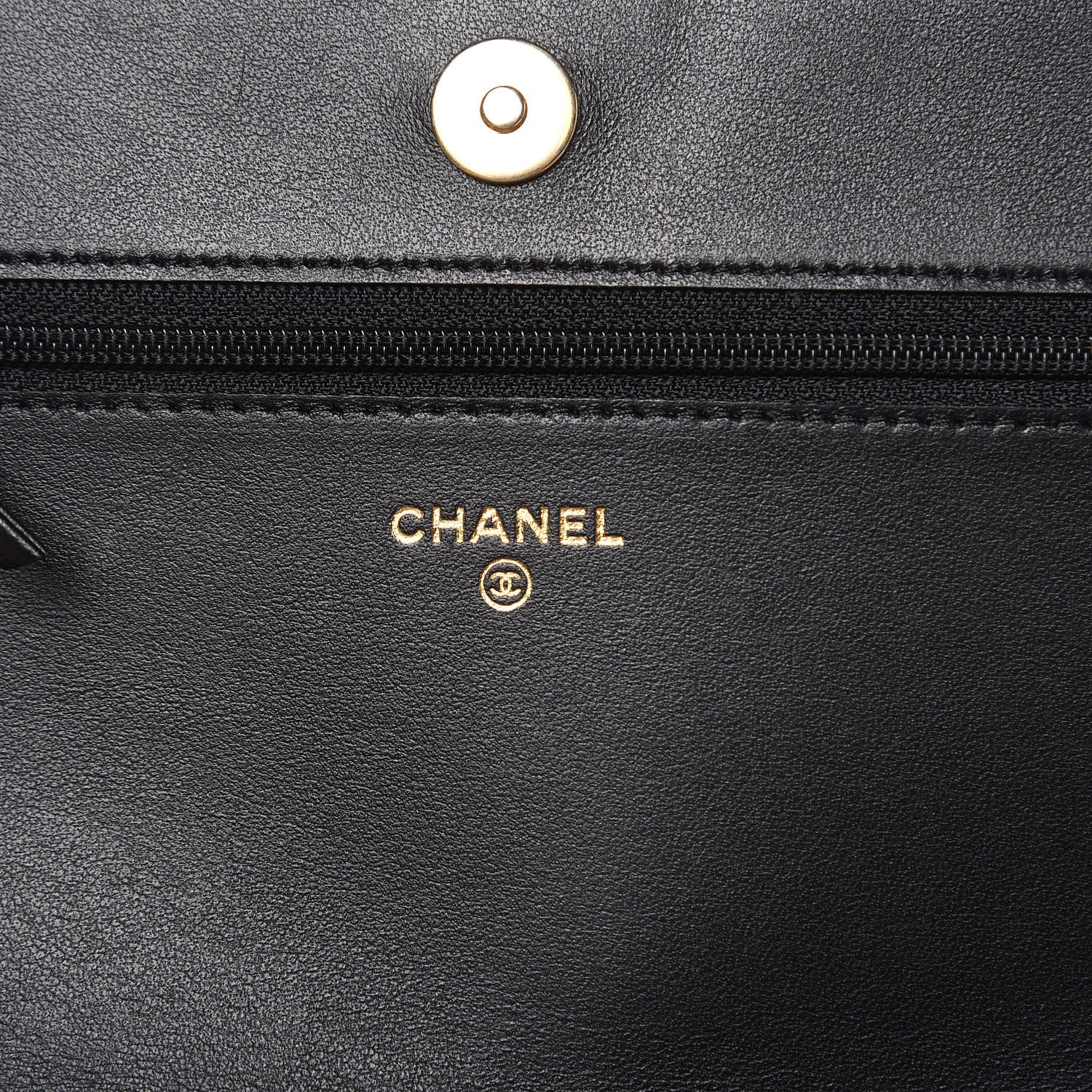 Chanel Caviar Quilted Boy Wallet On Chain WOC Black 6 of 12