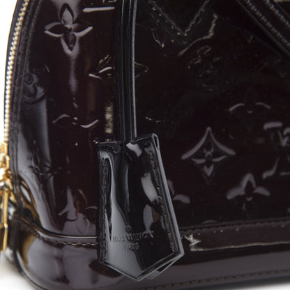 Louis Vuitton Vernis Alma BB Amarante 9 of 11