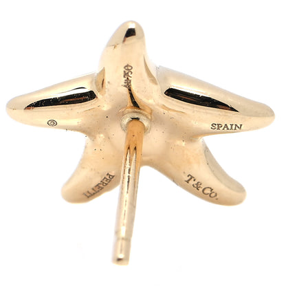 Tiffany 18K Yellow Gold 12mm Elsa Peretti Starfish Earrings 5 of 5