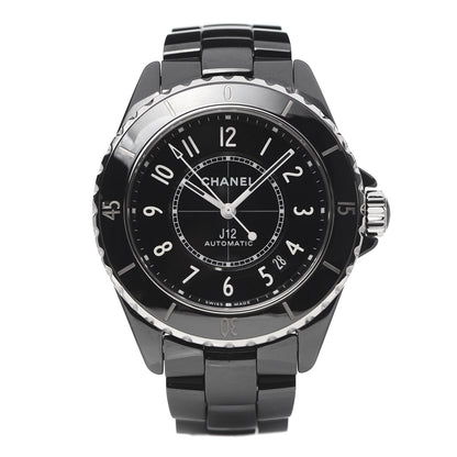 Chanel Stainless Steel Ceramic 38mm J12 Automatic Watch Black 1 of 7