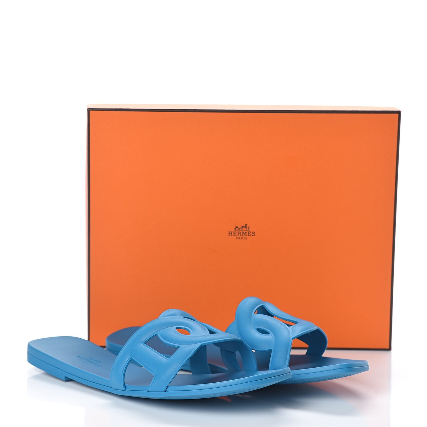 Rubber Aloha Sandals 40 Bleu Vif
