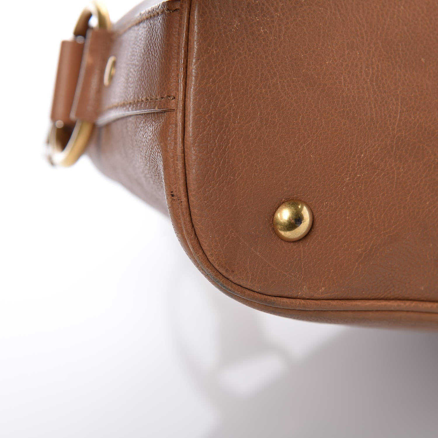 Saint Laurent Calfskin Large Muse Brown 14 of 20