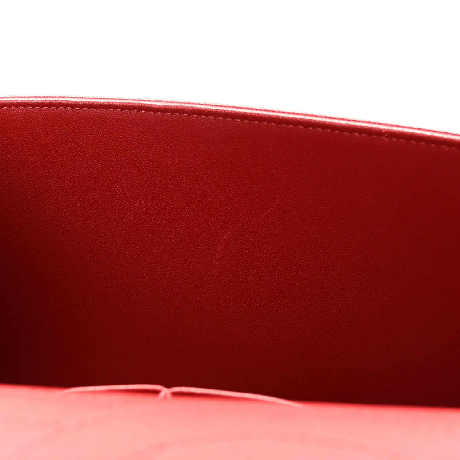 Chanel Caviar Quilted Jumbo Double Flap Red 10 of 10