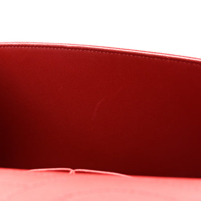 Chanel Caviar Quilted Jumbo Double Flap Red 10 of 10