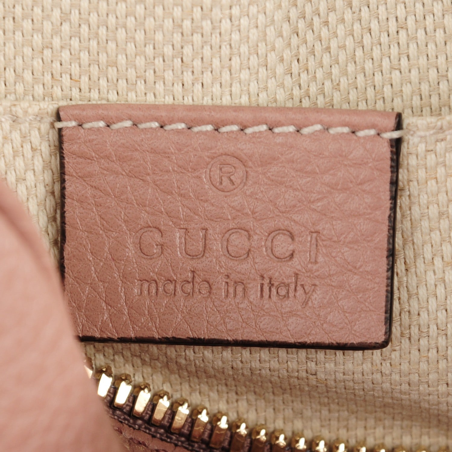 Gucci Cellarius Calfskin Small Soho Disco Bag Dark Cipria 6 of 7