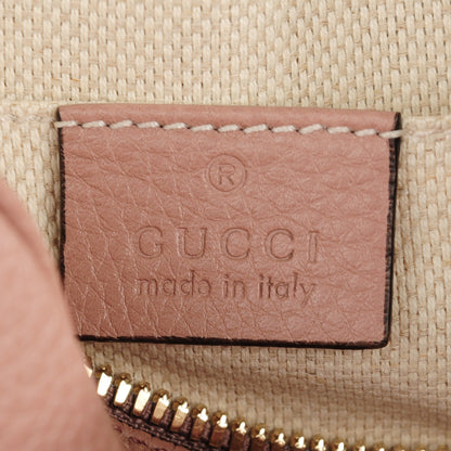 Gucci Cellarius Calfskin Small Soho Disco Bag Dark Cipria 6 of 7