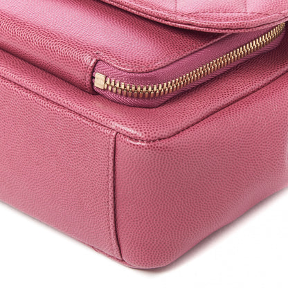 Chanel Caviar Quilted Medium Business Affinity Flap Pink 4 of 17