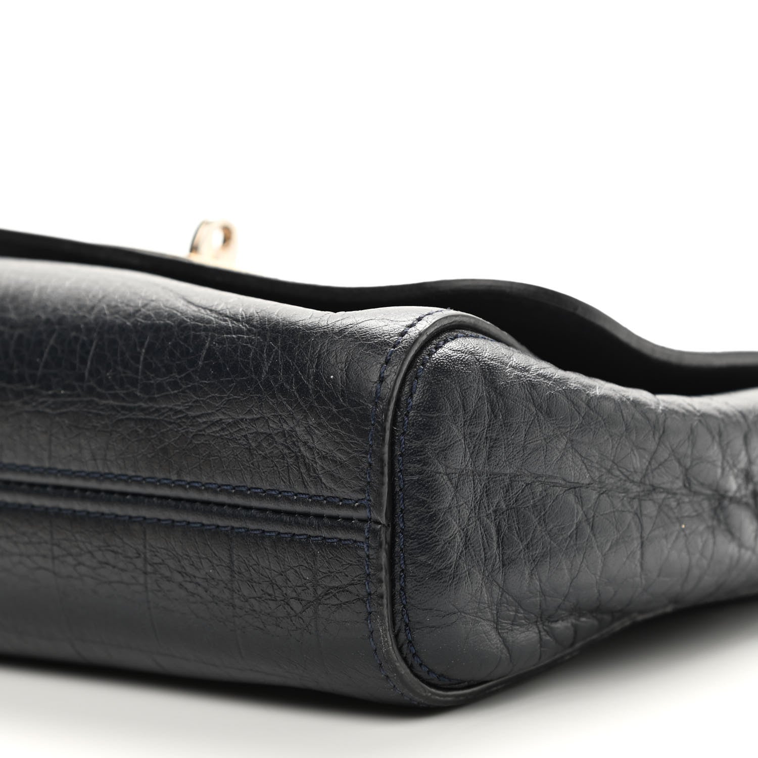 Mulberry Nappa Crocodile Embossed Small Lily Flap Midnight Blue 11 of 11