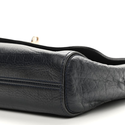 Mulberry Nappa Crocodile Embossed Small Lily Flap Midnight Blue 11 of 11