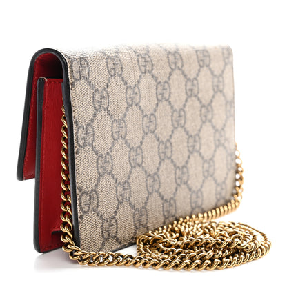 Gucci GG Supreme Monogram Mini Cherry Chain Bag 3 of 11