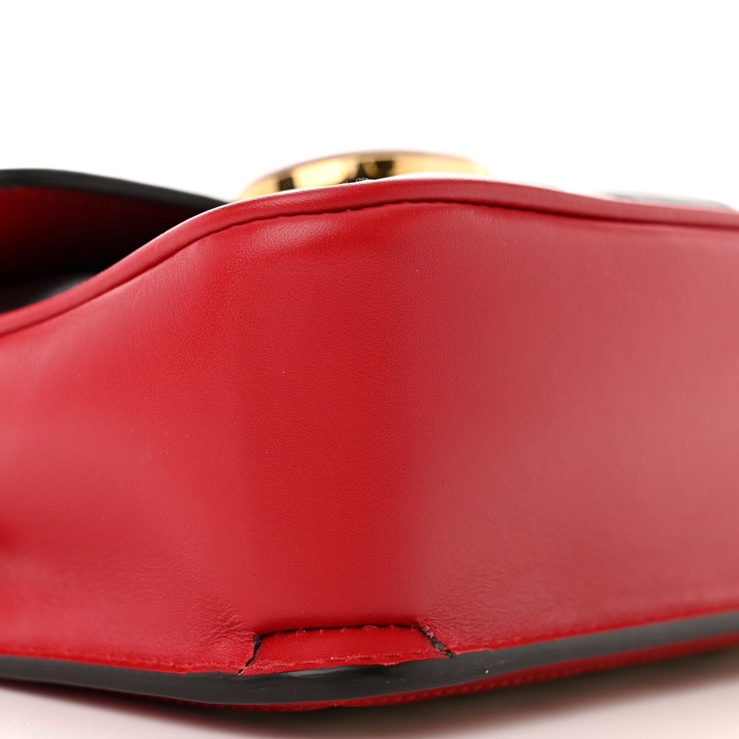 Gucci Calfskin Quilted Mini Deco Shoulder Bag Mystic White Red Black 9 of 11