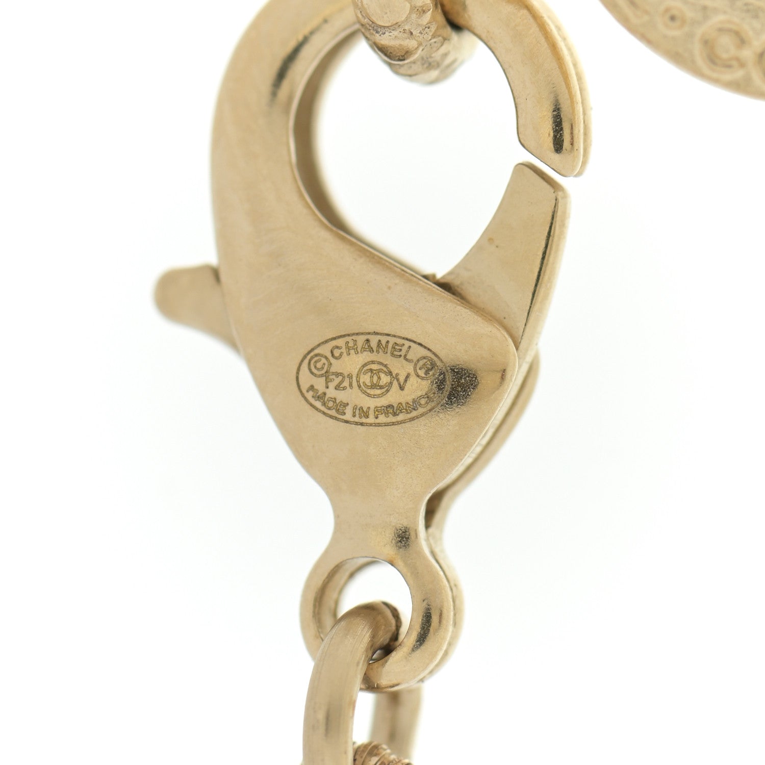 Chanel Pearl CC 100th Anniversary Necklace Light Gold 11 of 14