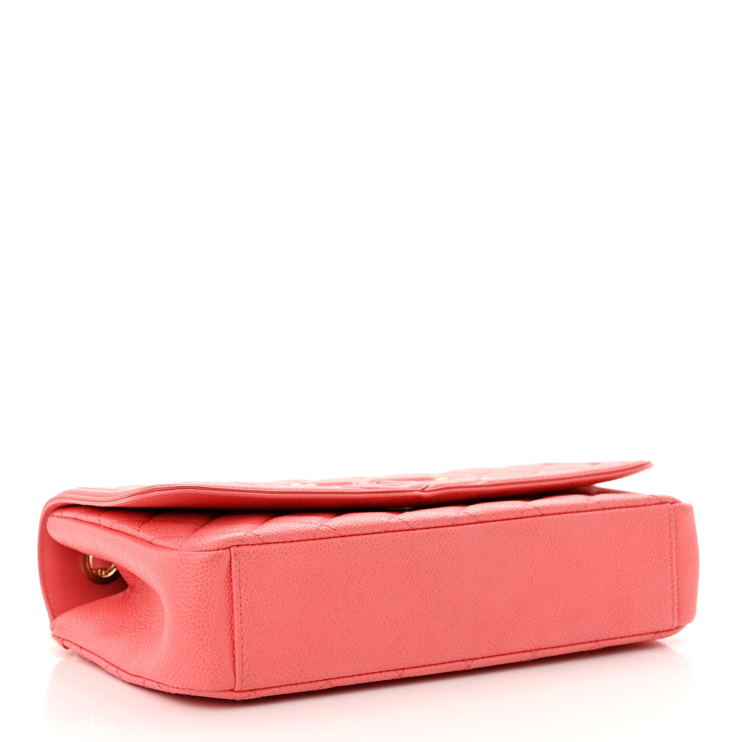 Caviar Quilted Medium CC Filigree Flap Pink