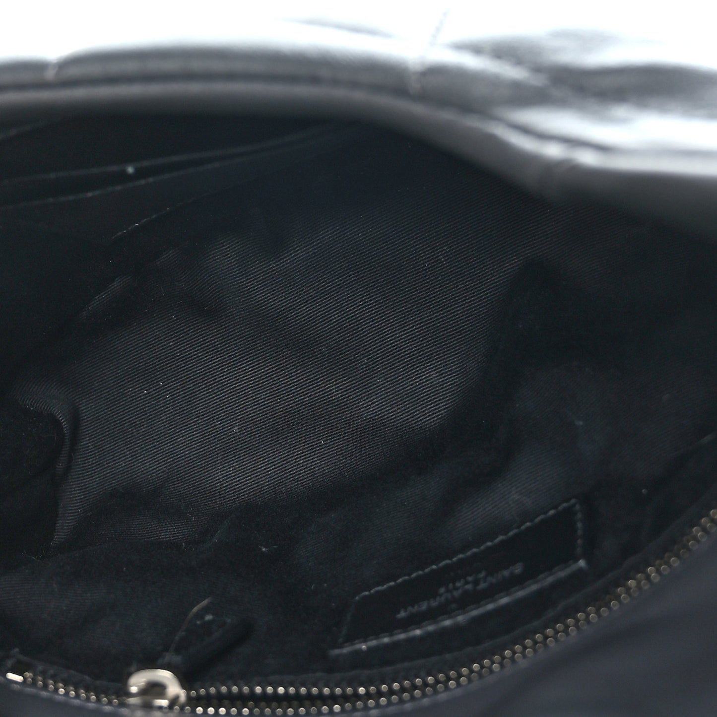 Lambskin Quilted Toy Loulou Puffer Monogram Chain Satchel Storm