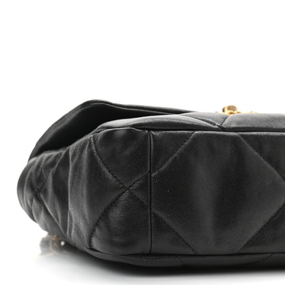 Chanel Lambskin Quilted Medium Chanel 19 Flap Black 9 of 11