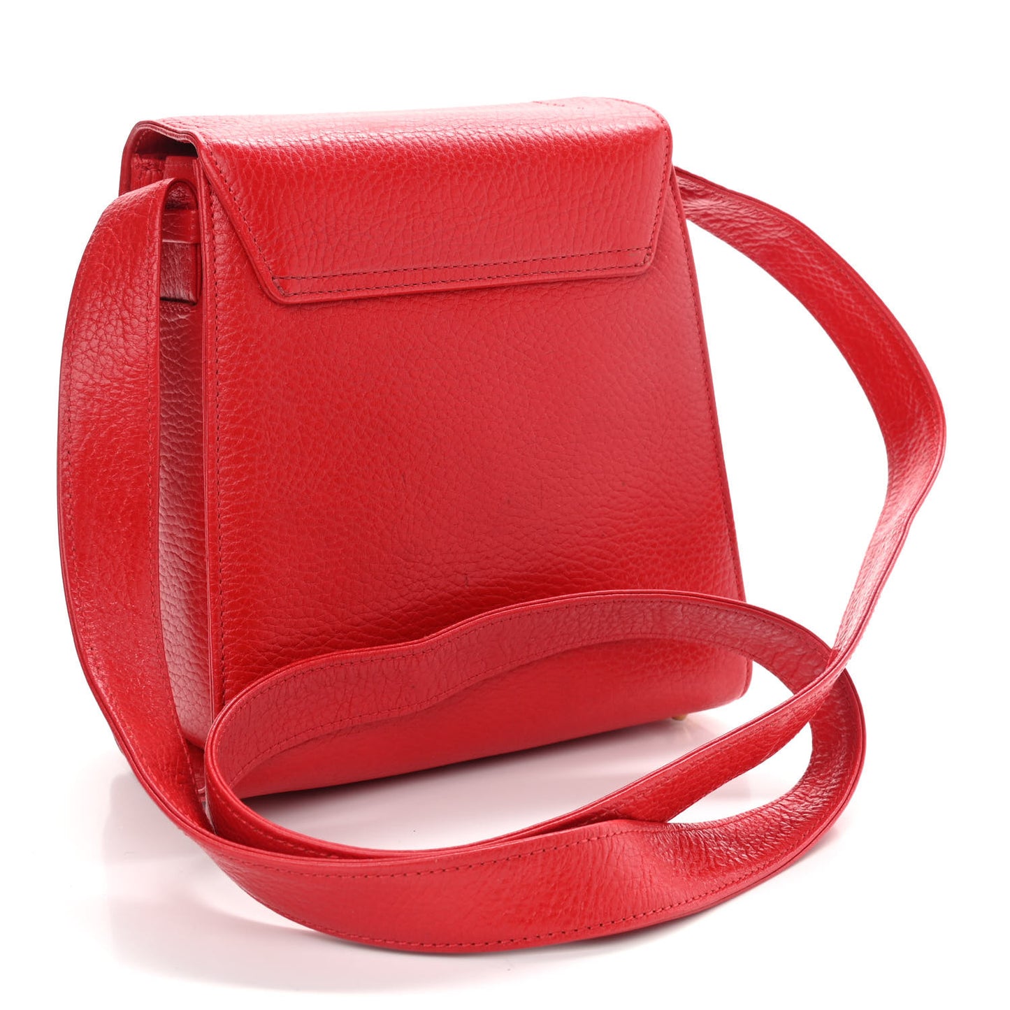 Calfskin Crossbody Bag Red