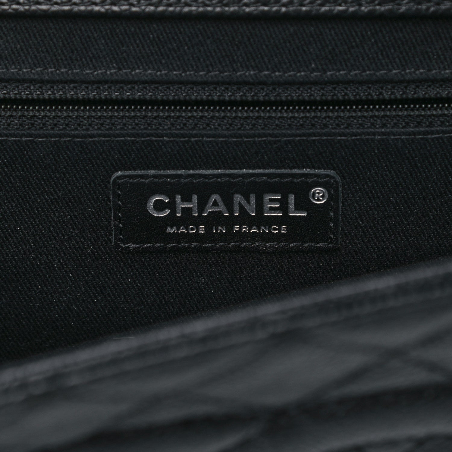 Chanel Caviar Quilted CC Large Clutch Black 7 of 15