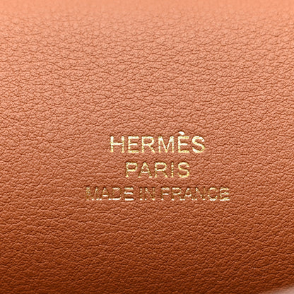 Hermes Swift Kelly Pochette Clutch Gold 6 of 8