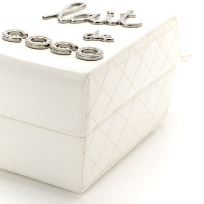 Chanel Goatskin Lait de Coco Milk Carton Bag White 10 of 10