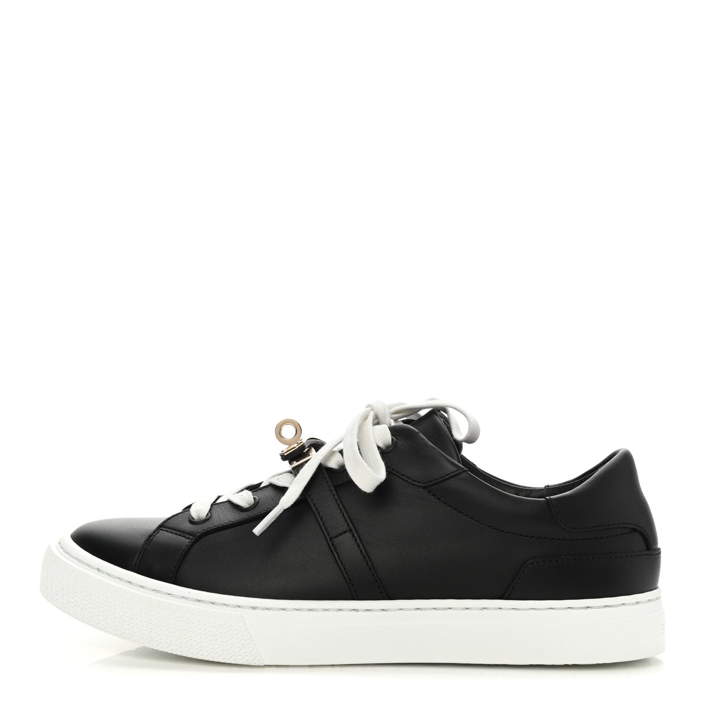 Calfskin Day Sneakers 38.5 Black