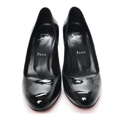 Christian Louboutin Patent Dolly 85 Pumps 38.5 Black 3 of 9