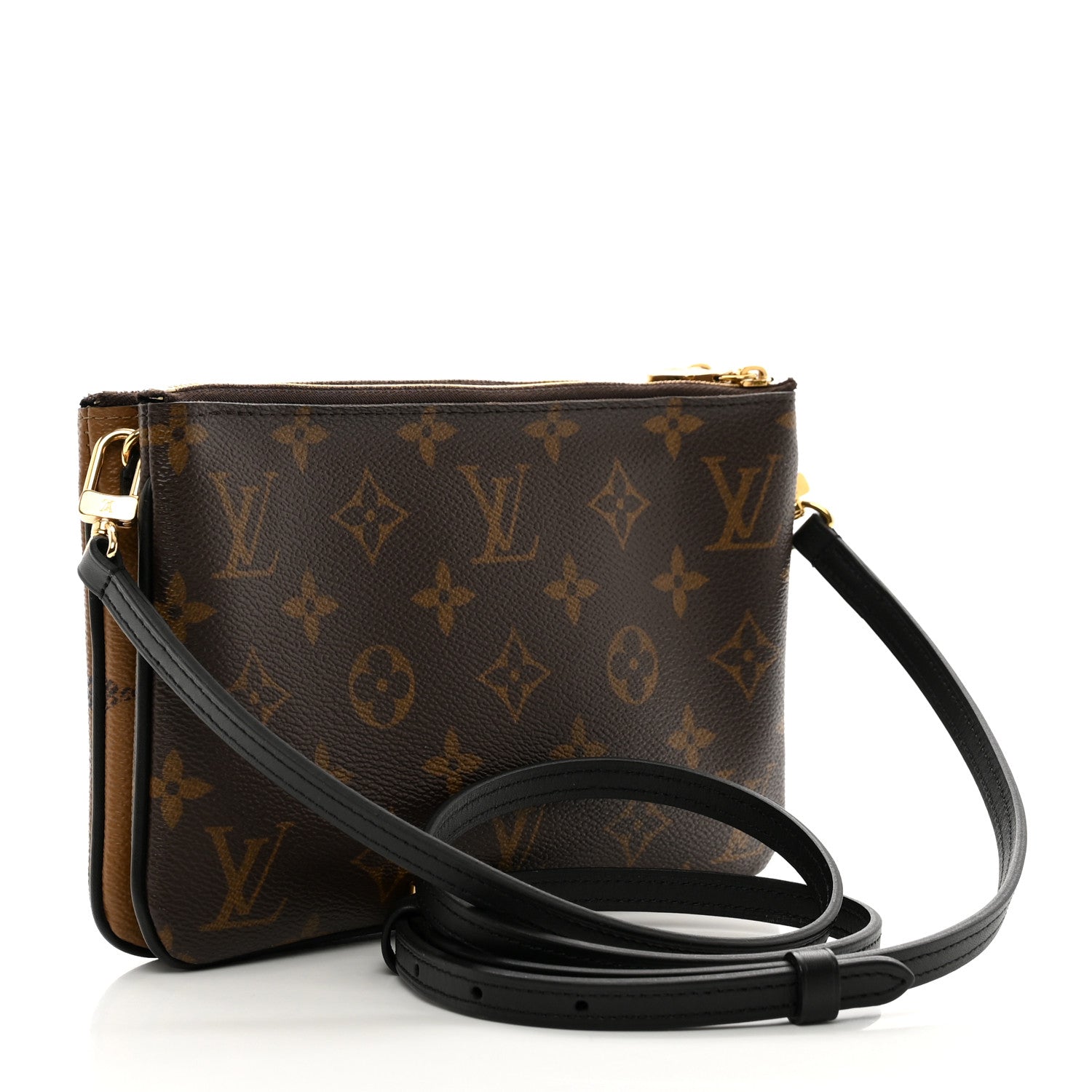 Louis Vuitton Reverse Monogram Giant Double Zip Pochette 2 of 9