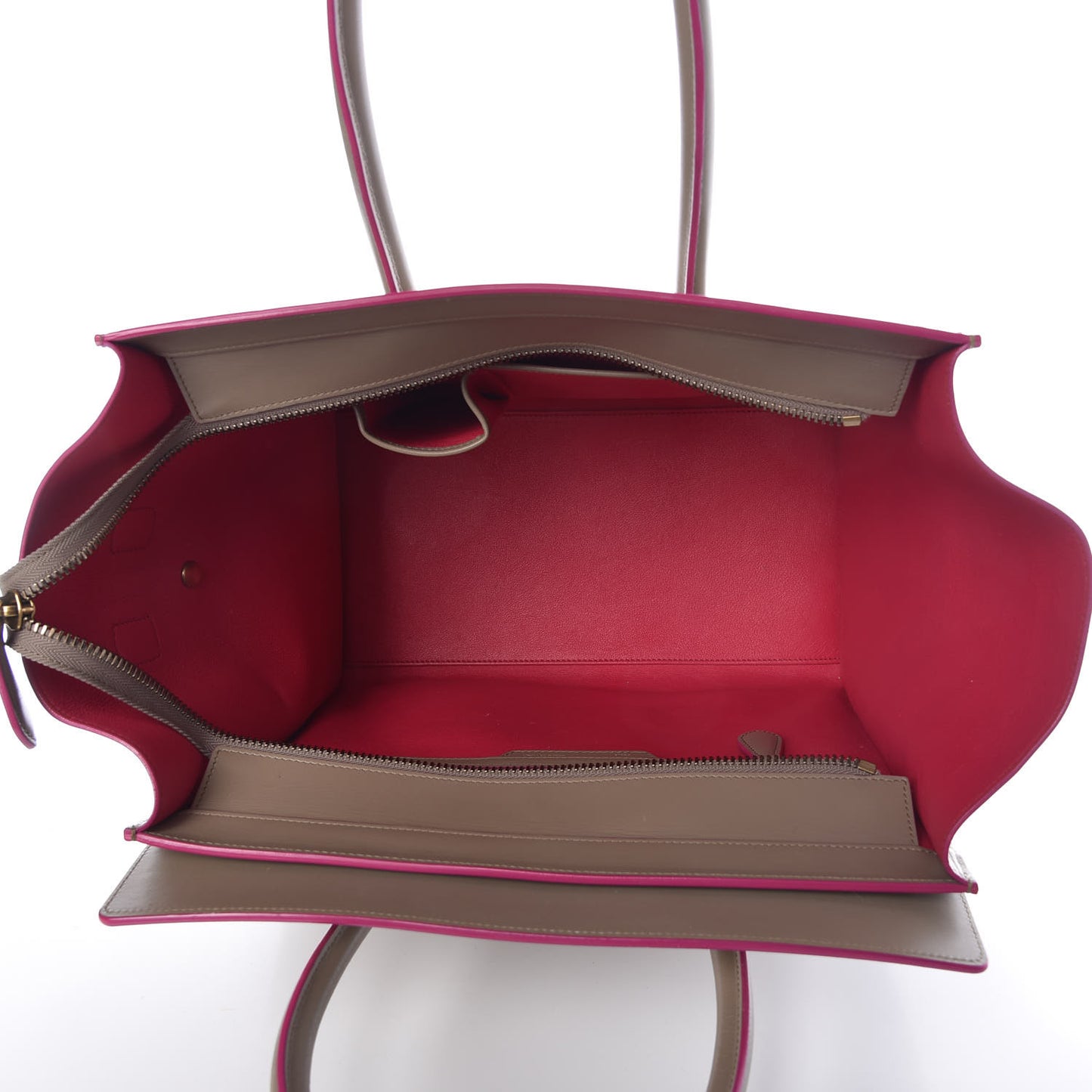 Smooth Calfskin Mini Luggage Beige