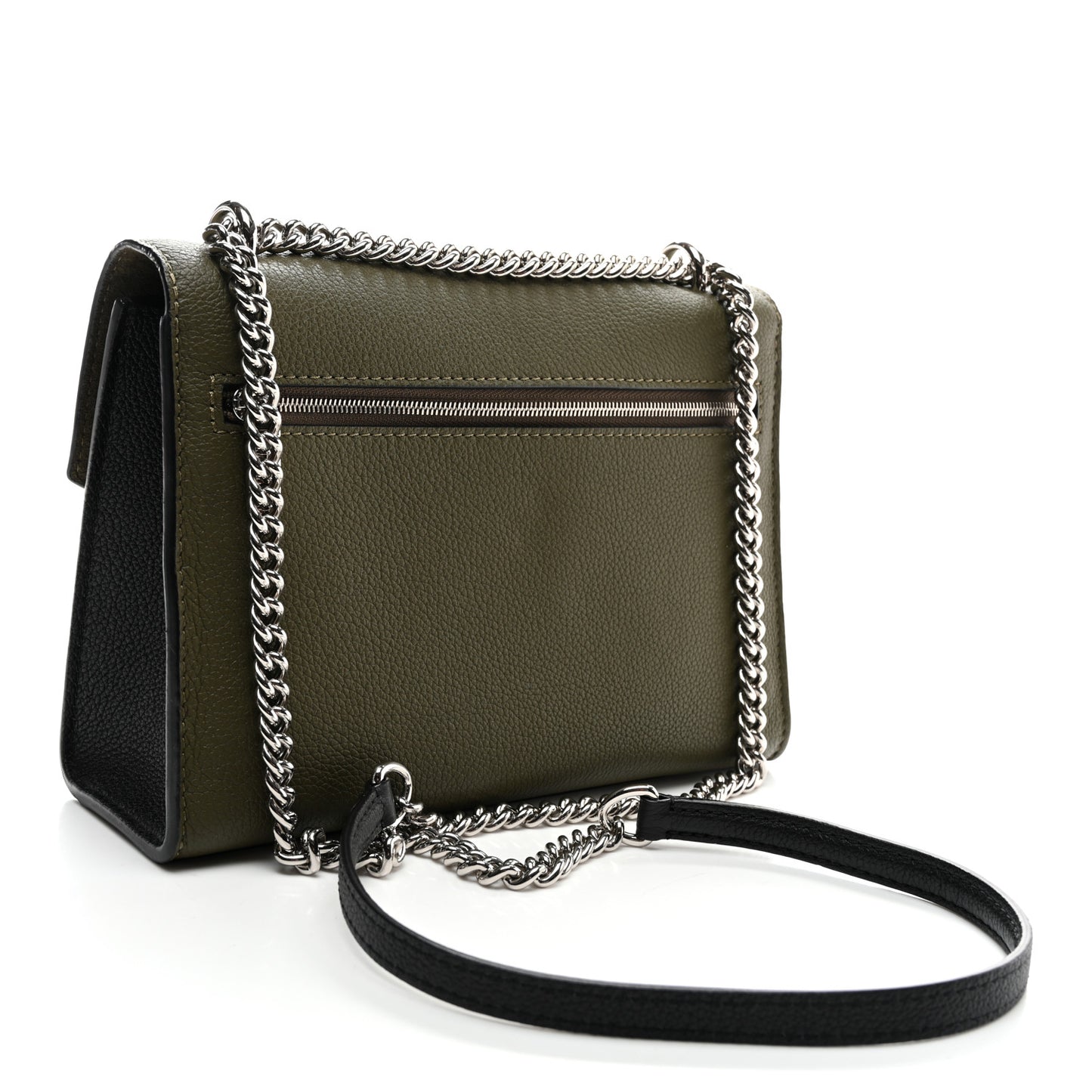 Soft Calfskin My Lockme Top Handle Laurier Green Toffee Latte Beige Black