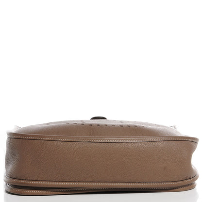 Hermes Taurillon Clemence Evelyne II PM Etoupe 12 of 17