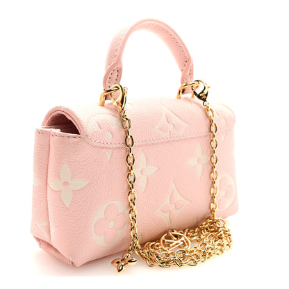 Louis Vuitton Empreinte Monogram Giant Madeleine Nano Rose White Quartz 3 of 10