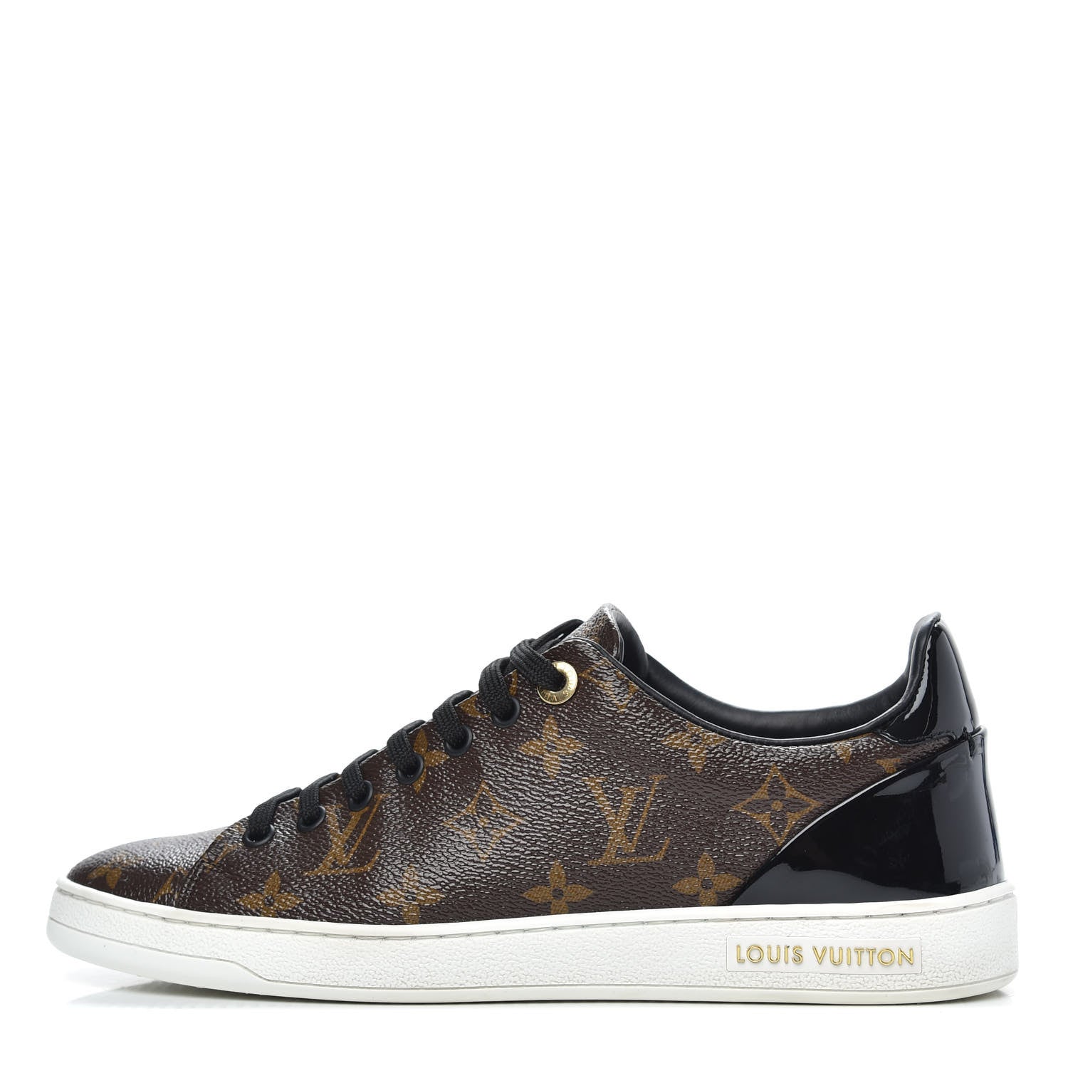 Louis Vuitton Patent Monogram Frontrow Sneakers 40 1 of 10