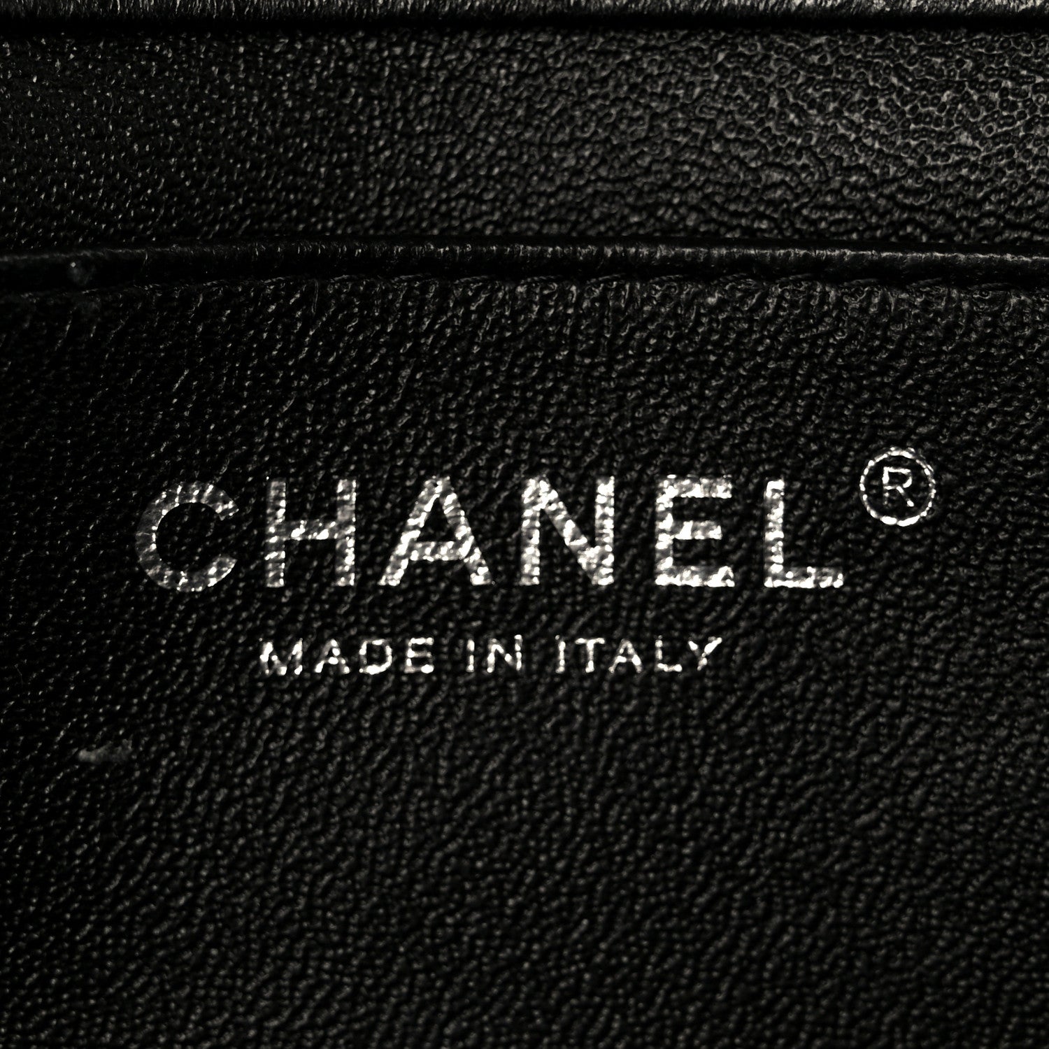 Chanel Lambskin Quilted Clutch With Chain Flap Black 7 of 12