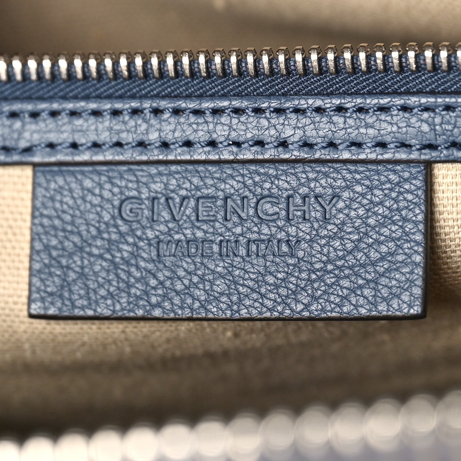 Givenchy Sugar Goatskin Medium Antigona Mineral Blue 6 of 9