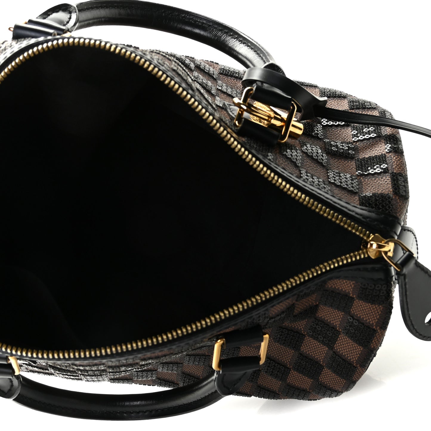 Damier Paillettes Speedy 30 Black