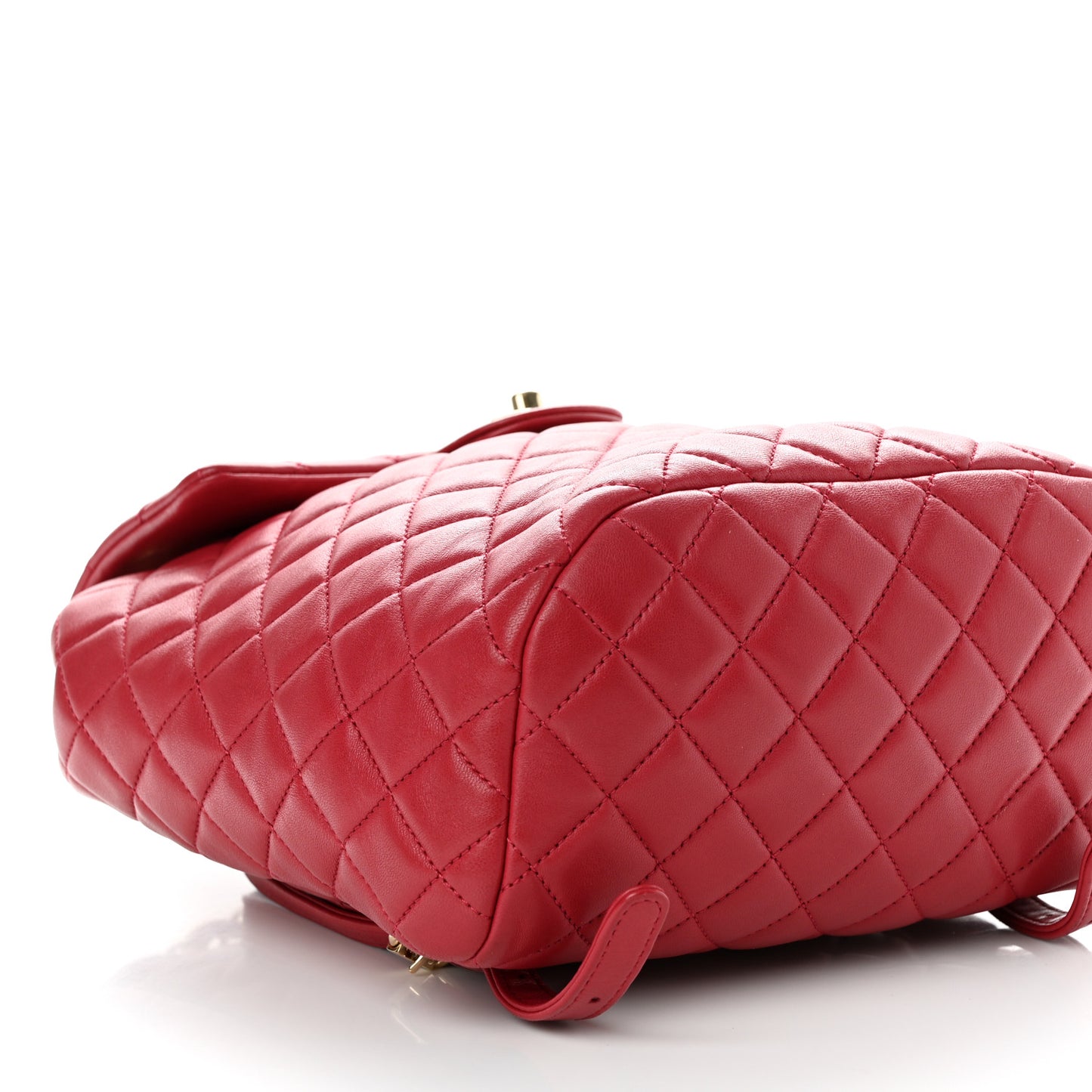 Lambskin Quilted Small Urban Spirit Backpack Dark Pink