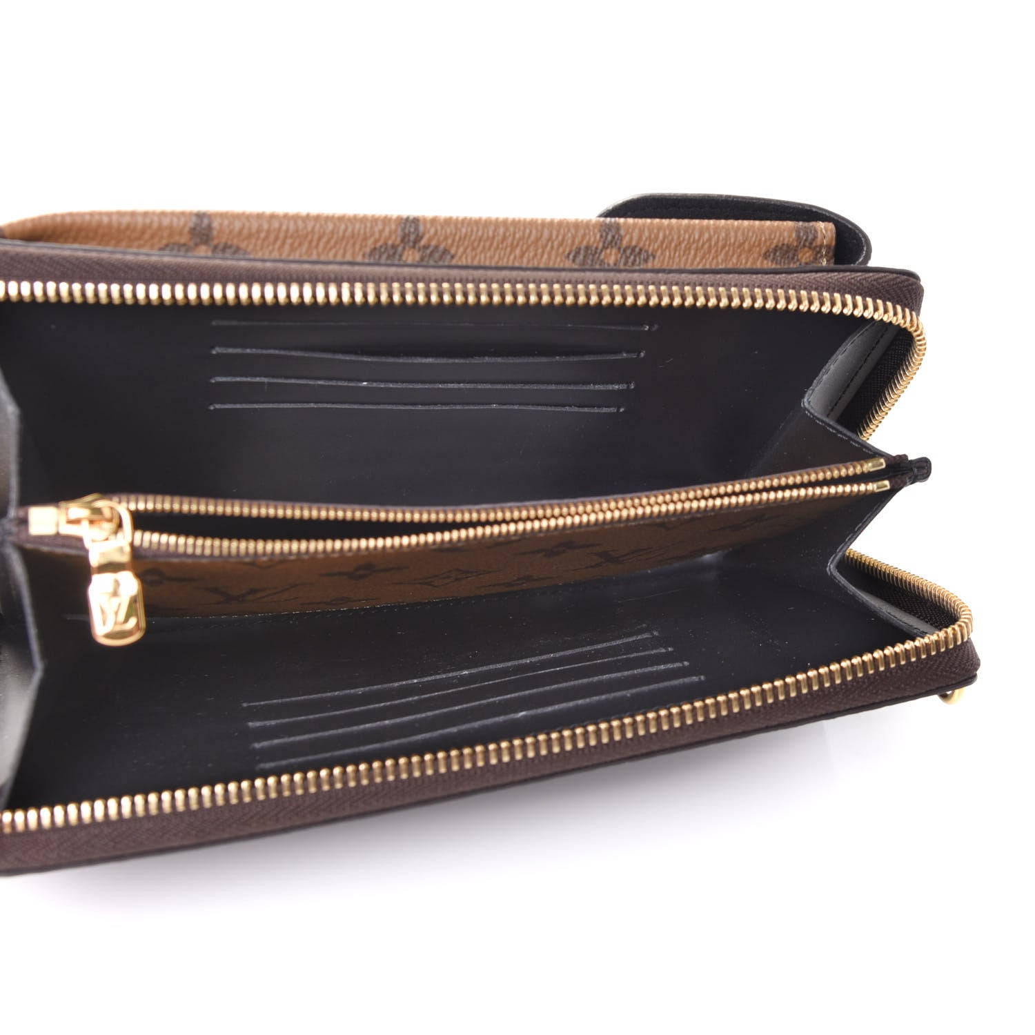Louis Vuitton Reverse Monogram Metis Vertical Zippy Wallet 4 of 4