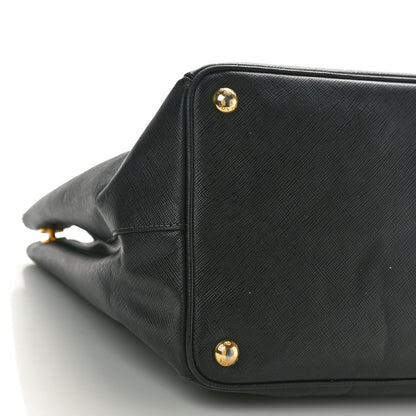 Prada Saffiano Lux Large Tote Black 8 of 9