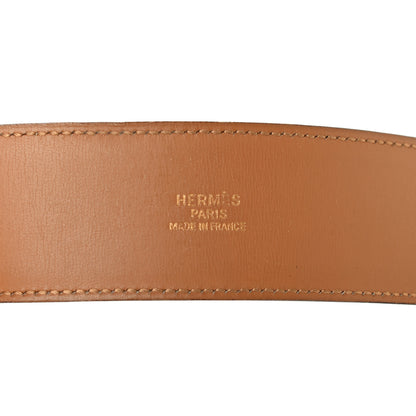 Hermes Courchevel Collier De Chien CDC Belt 72 Gold 3 of 6