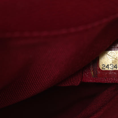 Chanel Caviar Mini Carry Around Flap Bag Red 7 of 11