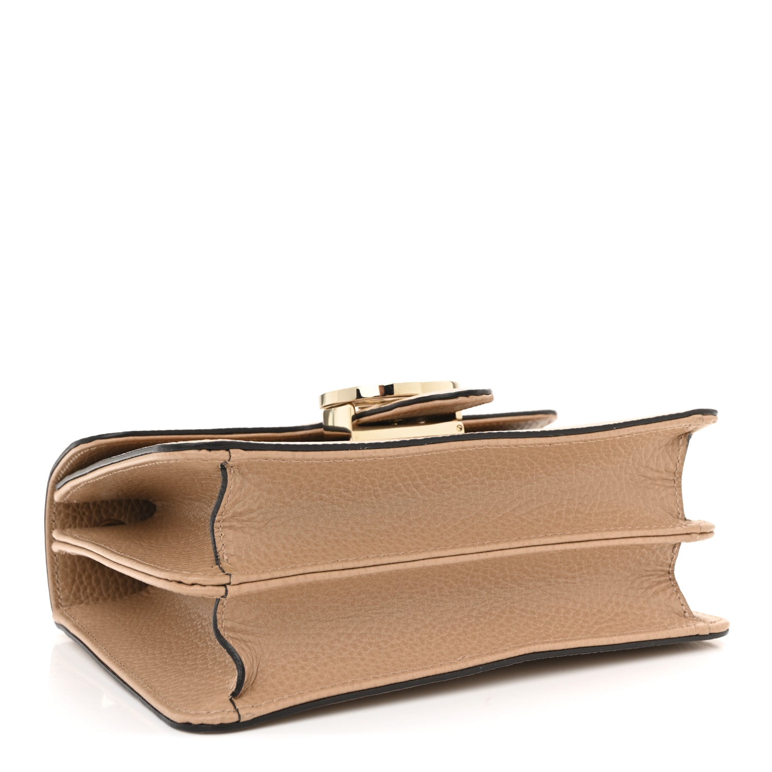 Gucci Dollar Calfskin Small Interlocking G Shoulder Bag Camelia 4 of 11