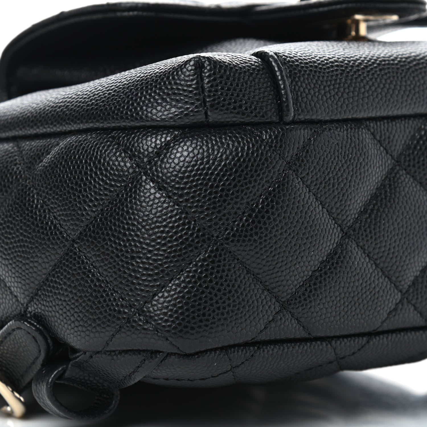Chanel Caviar Quilted Small CC Day Backpack Black 8 of 9